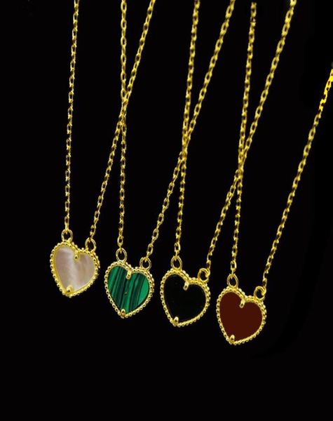 fashion simple and sweet heart shaped with natural stone plated 18k golden peach heart shell agate malachite love necklace6643004, Silver
fashion simple and sweet heart shaped with natural stone plated 18k golden peach heart shell agate malachite love necklace6643004, Silver