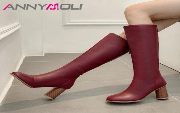 boots annymoli winter long women pu leather round high heel knee zipper square toe shoes female autumn plus size 3125014598, Black
boots annymoli winter long women pu leather round high heel knee zipper square toe shoes female autumn plus size 3125014598, Black