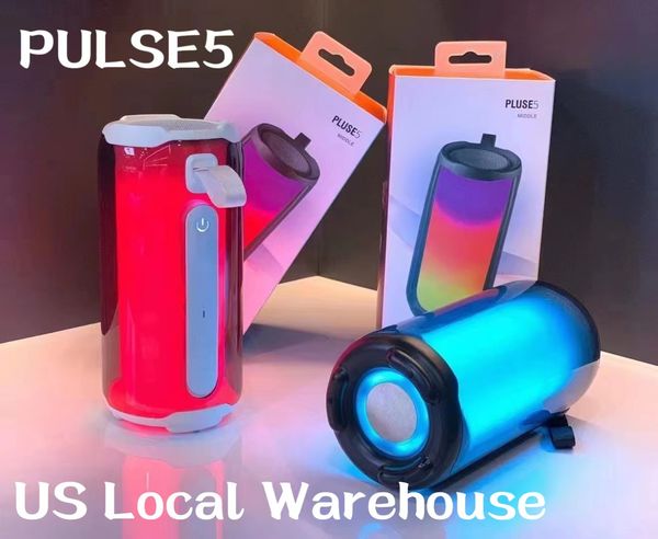 

Pulse 5 Speakers Wireless Bluetooth Speaker PULSE5 Waterproof Subwoofer Bass Music Portable Audio System Local Warehouse
