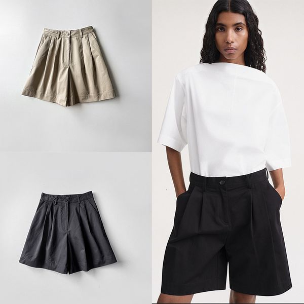 women's pants s toteme shorts for summer quality short suit with twill cotton and versatile casual 230905, Black;white
women's pants s toteme shorts for summer quality short suit with twill cotton and versatile casual 230905, Black;white
