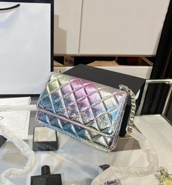 luxury designer mermaid princess metal lambskin wallet with chain bags classic mini flap colorful card holder cosmetic purse outdo7237200, Red;black
luxury designer mermaid princess metal lambskin wallet with chain bags classic mini flap colorful card holder cosmetic purse outdo7237200, Red;black