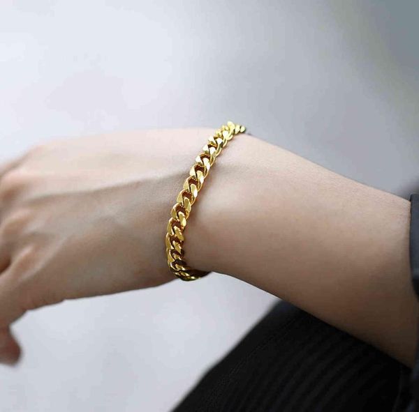 men039s bracelet homme stainless steel cuban link chains bracelets for men women chain on hand leg accessories 357mm jewelr3053379, Golden;silver
men039s bracelet homme stainless steel cuban link chains bracelets for men women chain on hand leg accessories 357mm jewelr3053379, Golden;silver