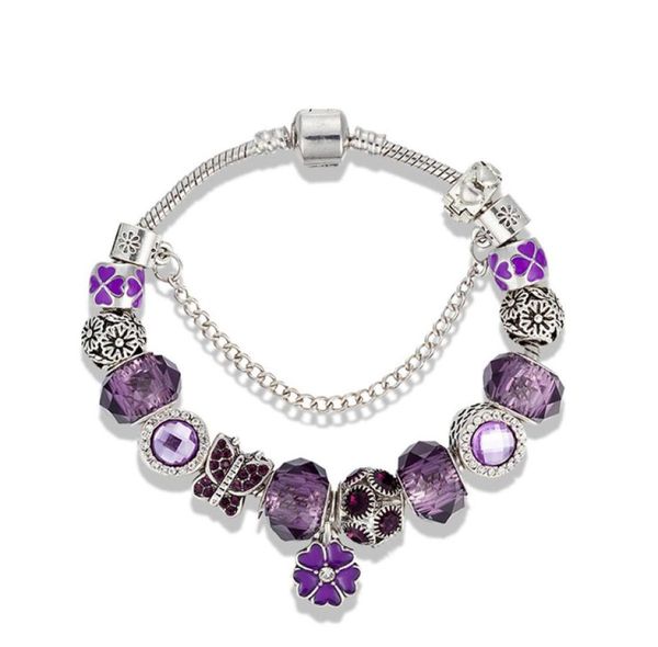 temperament clover pendant bracelet for jewelry silver plated with box luxury designer diy purple beaded pendant bracelet9910715, Golden;silver
temperament clover pendant bracelet for jewelry silver plated with box luxury designer diy purple beaded pendant bracelet9910715, Golden;silver