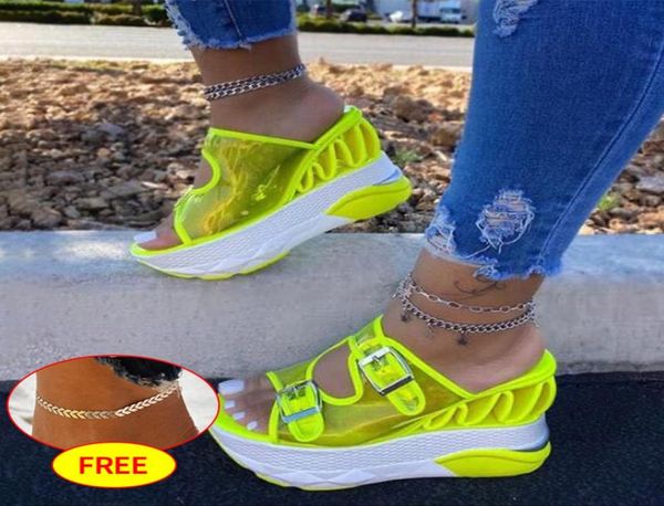 women039s transparent pvc slippers ladies platform sandals super high woman double buckle straps female summer 2020 slides 7922585, Black
women039s transparent pvc slippers ladies platform sandals super high woman double buckle straps female summer 2020 slides 7922585, Black