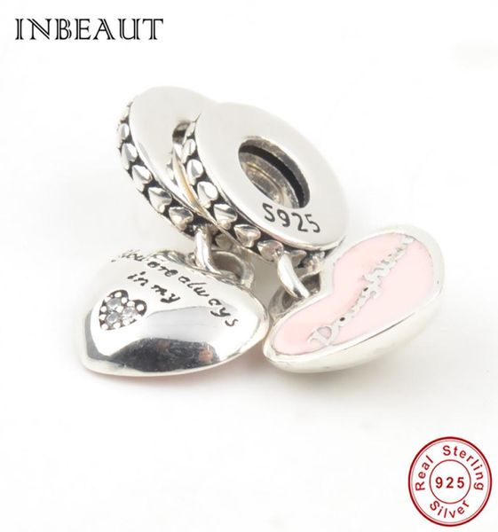 double mother daughter concentric heart charm fit trendy bracelet 925 sterling silver you are always in my heart family beads9374452, Black
double mother daughter concentric heart charm fit trendy bracelet 925 sterling silver you are always in my heart family beads9374452, Black
