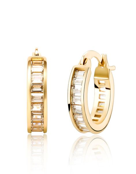 new baguette zircon hoop earrings gold plated iced out cz earrings hip hop simple fashion jewelry girls gift4868016, Golden
new baguette zircon hoop earrings gold plated iced out cz earrings hip hop simple fashion jewelry girls gift4868016, Golden