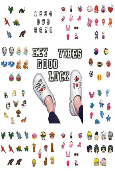 dhl 1000pcs cartoon character pvc rubber shoe charms shoes accessories jibz fit for wristband buttons decorations as gift2448707, White;pink
dhl 1000pcs cartoon character pvc rubber shoe charms shoes accessories jibz fit for wristband buttons decorations as gift2448707, White;pink