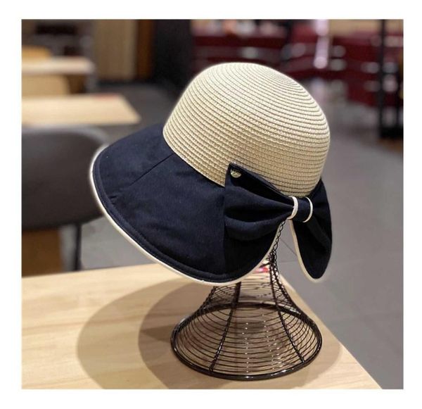 2021 designer bucket hat with string casquette french women bow elegant straw hats seaside vacation casual spring fall fashion cap3954718, Blue;gray
2021 designer bucket hat with string casquette french women bow elegant straw hats seaside vacation casual spring fall fashion cap3954718, Blue;gray