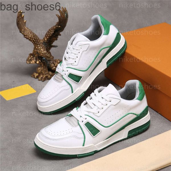 #54 trainer sneaker brand signatures sports shoe calf leather 1854 flowers men luxurys designers shoes trainers chaussures, Black
#54 trainer sneaker brand signatures sports shoe calf leather 1854 flowers men luxurys designers shoes trainers chaussures, Black