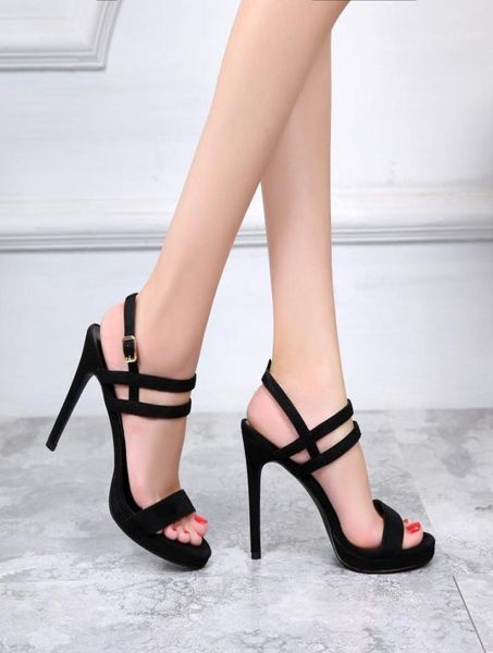 women039s shoes opentoe hollow stiletto heel highheeled dainty nonslip waterproof platform oneword banquets suede sandals11814815, Black
women039s shoes opentoe hollow stiletto heel highheeled dainty nonslip waterproof platform oneword banquets suede sandals11814815, Black