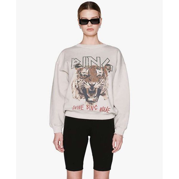 23 women's sweater anines bing tiger head in autumn and winter hoodie digital printing khaki fleece cotton sweatshirt, Black
23 women's sweater anines bing tiger head in autumn and winter hoodie digital printing khaki fleece cotton sweatshirt, Black