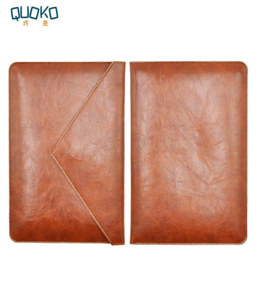 

lapbag case microfiber leather sleeve for macbook pro retina air 12 13 15 16 dual pocket envelope style 2011023387005