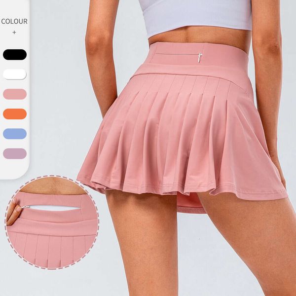 lu lu yoga skirts women's fitness tennis skirt double-layer light proof dance pleated skirt running sports skirt lemon
lu lu yoga skirts women's fitness tennis skirt double-layer light proof dance pleated skirt running sports skirt lemon