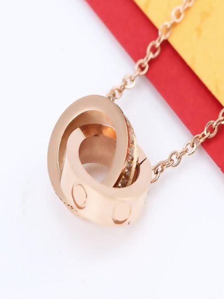 karia039s same 18k rose gold double with screw necklace for women039s ring clasp pendant fashion clavicle chain vw4g7888663, Silver
karia039s same 18k rose gold double with screw necklace for women039s ring clasp pendant fashion clavicle chain vw4g7888663, Silver