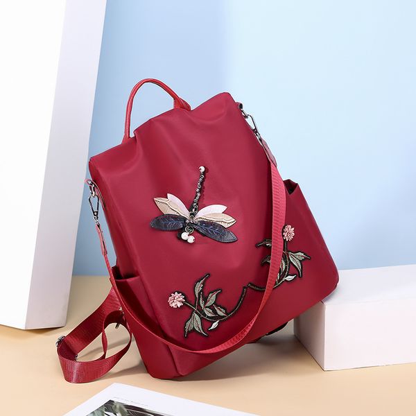 wholesale women shoulder bag 3 colors light waterproof oxford leisure student backpack small fresh dragonfly embroidered handbag fashion seq
wholesale women shoulder bag 3 colors light waterproof oxford leisure student backpack small fresh dragonfly embroidered handbag fashion seq