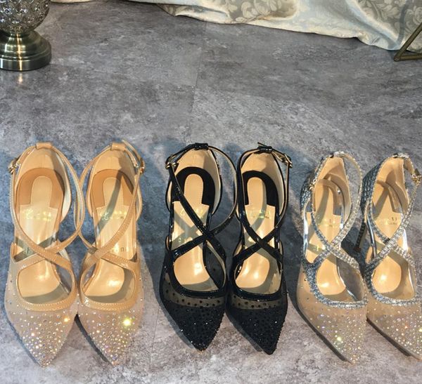 casual designer lady fashion mesh nude strass criss cross strappy point toe high heels pumps stiletto heeled4867086, Black
casual designer lady fashion mesh nude strass criss cross strappy point toe high heels pumps stiletto heeled4867086, Black