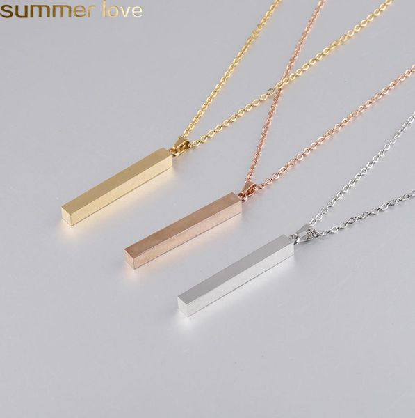 stainless steel pendant necklace new fashion gold plated solid blank bar charm pendants for buyer own engraving jewelry3625346, Silver
stainless steel pendant necklace new fashion gold plated solid blank bar charm pendants for buyer own engraving jewelry3625346, Silver