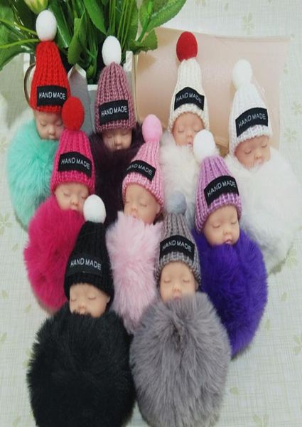cute sleeping baby doll keychain pompom rabbit fur ball key chain car keyring women key holder bag pendant charm accessories2045415, Silver
cute sleeping baby doll keychain pompom rabbit fur ball key chain car keyring women key holder bag pendant charm accessories2045415, Silver