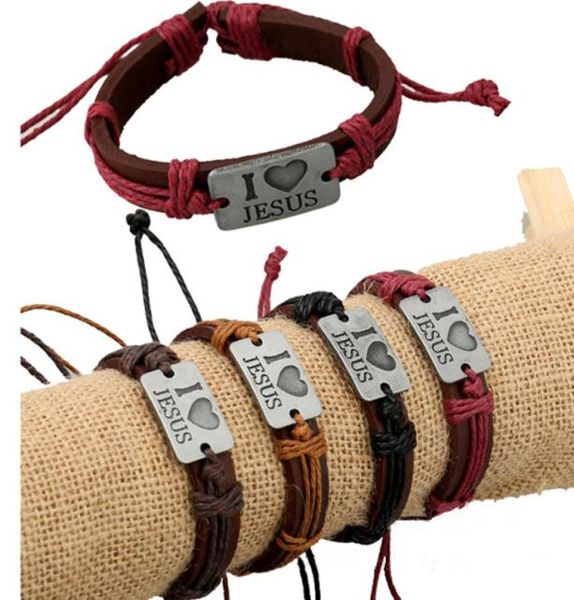 i love jesue vintage charm fashion design mens bracelet jewelry love womens leather bracelets for men women valentine's day gifts625404, Golden;silver
i love jesue vintage charm fashion design mens bracelet jewelry love womens leather bracelets for men women valentine's day gifts625404, Golden;silver