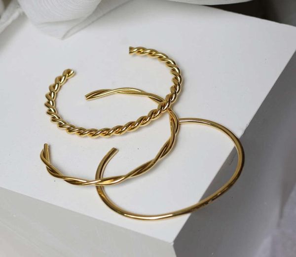 new trendy stainls steel expandable bracelet 18k gold plated twisted cable cuff bangle bracelet femme 20216783366, Golden;silver
new trendy stainls steel expandable bracelet 18k gold plated twisted cable cuff bangle bracelet femme 20216783366, Golden;silver