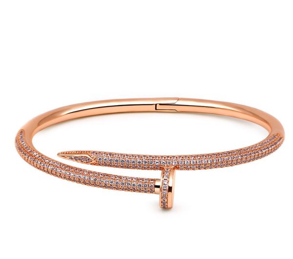 european and american fashion star brand classic zircon microinlaid high round nail silver bracelet full of drill ring women5042736, Golden;silver
european and american fashion star brand classic zircon microinlaid high round nail silver bracelet full of drill ring women5042736, Golden;silver
