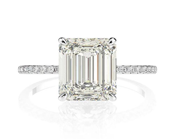 real 925 sterling silver emerald cut created moissanite diamond wedding rings for women luxury proposal engagement ring 2011166522509, Slivery;golden
real 925 sterling silver emerald cut created moissanite diamond wedding rings for women luxury proposal engagement ring 2011166522509, Slivery;golden