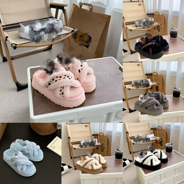 s23 disco cross slide women furry ugglies slippers designer sandals australia fuzzy fluffita winter warm fluff sandali sheepskin genuine fur, Black
s23 disco cross slide women furry ugglies slippers designer sandals australia fuzzy fluffita winter warm fluff sandali sheepskin genuine fur, Black