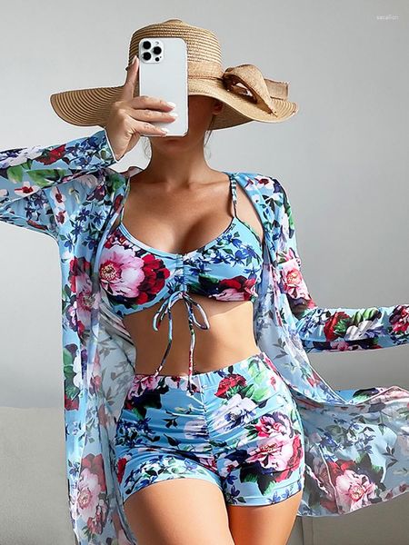 women's tracksuits women bikini 3 pieces short pants set long sleeve printing t-shirt y2k vintage spring summer female swimming29, Gray
women's tracksuits women bikini 3 pieces short pants set long sleeve printing t-shirt y2k vintage spring summer female swimming29, Gray