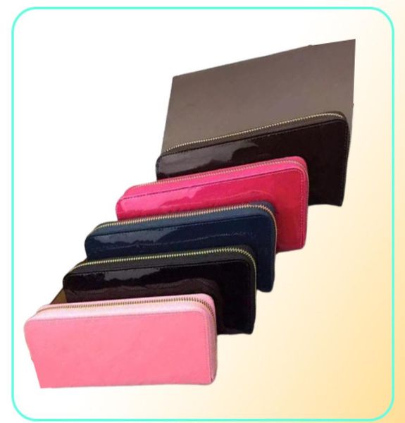 designer shinny wallet women standard luxury wallets card holder patent leather classic long purse polychromatic money bag zipper 4936583, Red;black
designer shinny wallet women standard luxury wallets card holder patent leather classic long purse polychromatic money bag zipper 4936583, Red;black