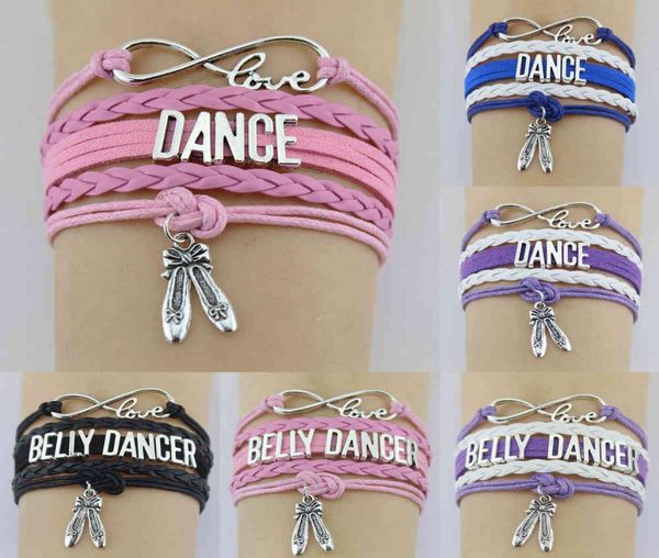infinity love dance belly dancer charm wrap bracelets pink gifts bracelets leather custom women men bracelet jewelry6806465, Golden;silver
infinity love dance belly dancer charm wrap bracelets pink gifts bracelets leather custom women men bracelet jewelry6806465, Golden;silver