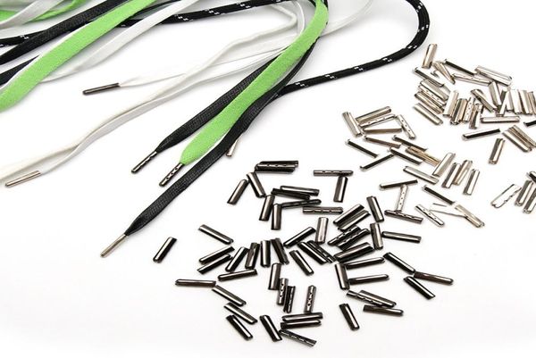 100 pcs shoelaces tips 145 mm metal aglet ends bullet lock clips diy replacement head for shoestrings6724581, White;pink
100 pcs shoelaces tips 145 mm metal aglet ends bullet lock clips diy replacement head for shoestrings6724581, White;pink