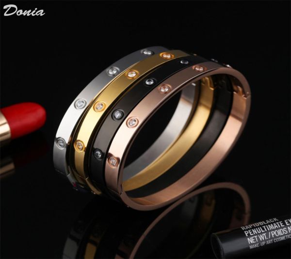 donia jewelry luxury bangle european and american fashion classic love ten diamond titanium steel microinlaid zircon designer gif7421563, Black
donia jewelry luxury bangle european and american fashion classic love ten diamond titanium steel microinlaid zircon designer gif7421563, Black