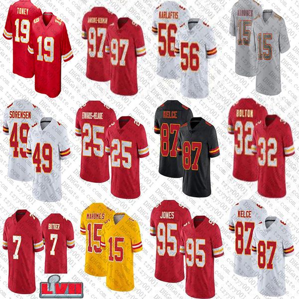 patrick mahomes travis kelce isiah pacheco football jersey rashee rice nick bolton kadarius toney chris jones felix anudike uzomah george ka, Black;red
patrick mahomes travis kelce isiah pacheco football jersey rashee rice nick bolton kadarius toney chris jones felix anudike uzomah george ka, Black;red