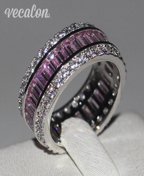vecalon women fashion jewelry ring simulated diamond pink sapphire cz 925 sterling silver female engagement wedding band ring8427203, Slivery;golden
vecalon women fashion jewelry ring simulated diamond pink sapphire cz 925 sterling silver female engagement wedding band ring8427203, Slivery;golden