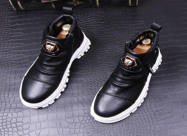 new platform white dress shoes loafers highend leather boots antiwrinkle highboot party wedding punk comfort shoe a235136443, Black
new platform white dress shoes loafers highend leather boots antiwrinkle highboot party wedding punk comfort shoe a235136443, Black