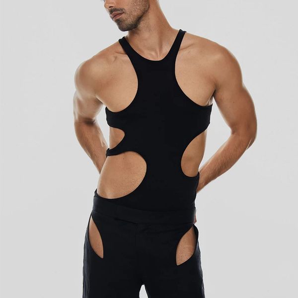 men's t-shirts men hollow out tank sleeveless muscle fitness vest undershirt male slim fit sweatshirt personality streetwear, White;black
men's t-shirts men hollow out tank sleeveless muscle fitness vest undershirt male slim fit sweatshirt personality streetwear, White;black