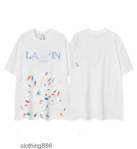 ss23 designer lanvins t shirt shorts fashion men's and women's beige speckle alphabet print trendy trend basic casual loose half s, White;black
ss23 designer lanvins t shirt shorts fashion men's and women's beige speckle alphabet print trendy trend basic casual loose half s, White;black