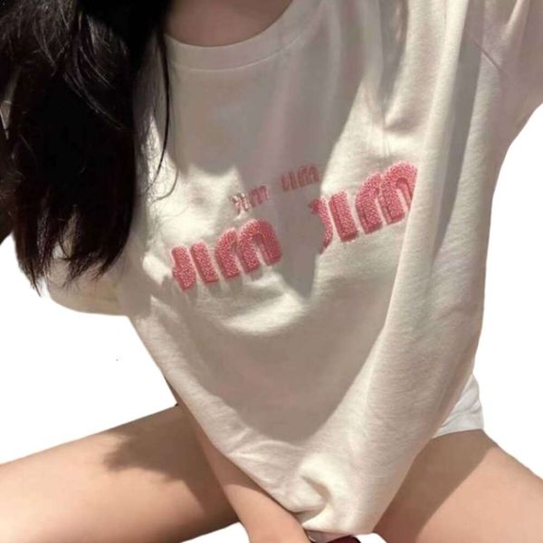 designer t-shirt women's new summer new three-dimensional embroidery furry letter crewneck short sleeve t-shirt cotton comfortable all-, White
designer t-shirt women's new summer new three-dimensional embroidery furry letter crewneck short sleeve t-shirt cotton comfortable all-, White