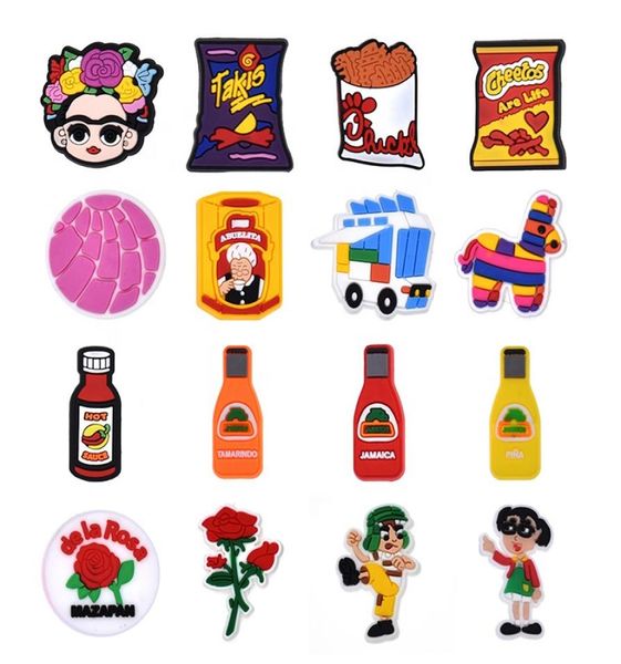 wholesale mexican charms fit for shoes and wristband bracelet decoration kids teen adulty party gifts7517613, White;pink
wholesale mexican charms fit for shoes and wristband bracelet decoration kids teen adulty party gifts7517613, White;pink