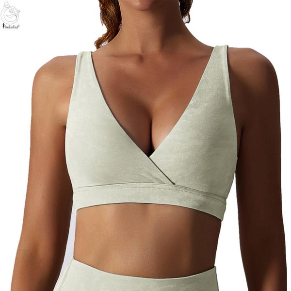 womens shapers yushuhua washed color deep vneck sports underwear gym push ups brassiere shockproof running fitness vest yoga bra 230905, Black;white
womens shapers yushuhua washed color deep vneck sports underwear gym push ups brassiere shockproof running fitness vest yoga bra 230905, Black;white
