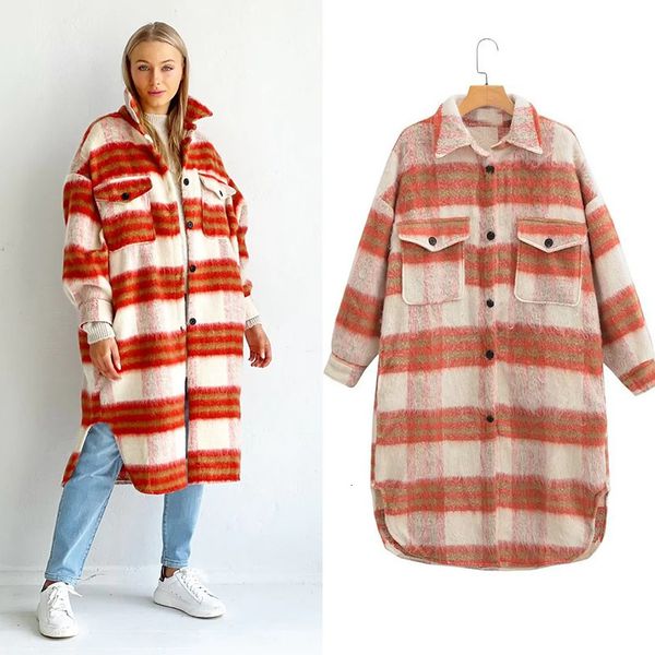 womens wool blends autumnwinter european and american wear plus size mid length coat with woolen plaid 230905, Black
womens wool blends autumnwinter european and american wear plus size mid length coat with woolen plaid 230905, Black
