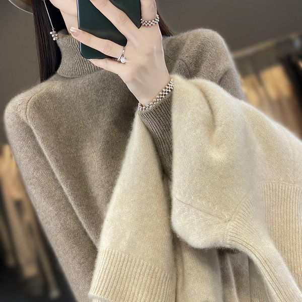 womens sweaters autumn winter women sweater turtleneck cashmere knitted pullover fashion keep warm korean long sleeve 230905, White;black
womens sweaters autumn winter women sweater turtleneck cashmere knitted pullover fashion keep warm korean long sleeve 230905, White;black