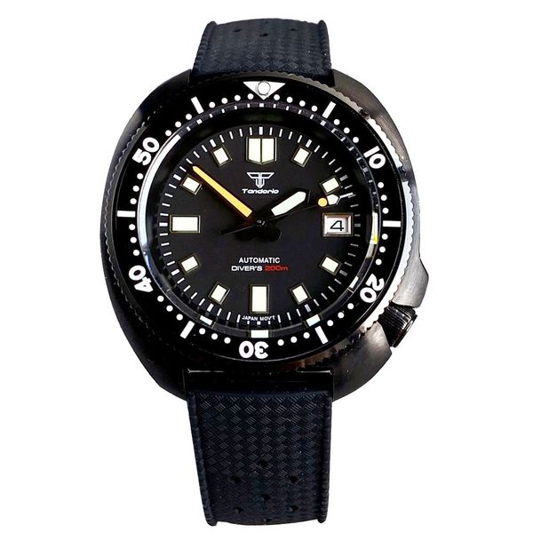 wristwatches 20atm tandorio 44mm black pvd nh35a movement auto mechanical luxury mens watch sapphire glass lume date c3 hands rubber strap 2, Slivery;brown
wristwatches 20atm tandorio 44mm black pvd nh35a movement auto mechanical luxury mens watch sapphire glass lume date c3 hands rubber strap 2, Slivery;brown