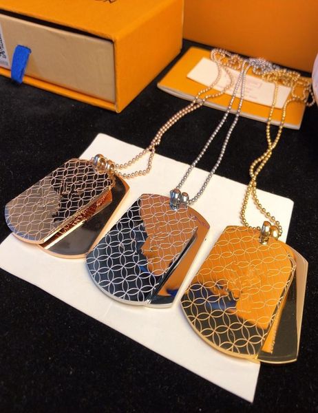 luxury necklace designer necklaces female stainless steel couple gold sliver military card chain pendant jewelry neck gifts for gi1833830, Silver
luxury necklace designer necklaces female stainless steel couple gold sliver military card chain pendant jewelry neck gifts for gi1833830, Silver