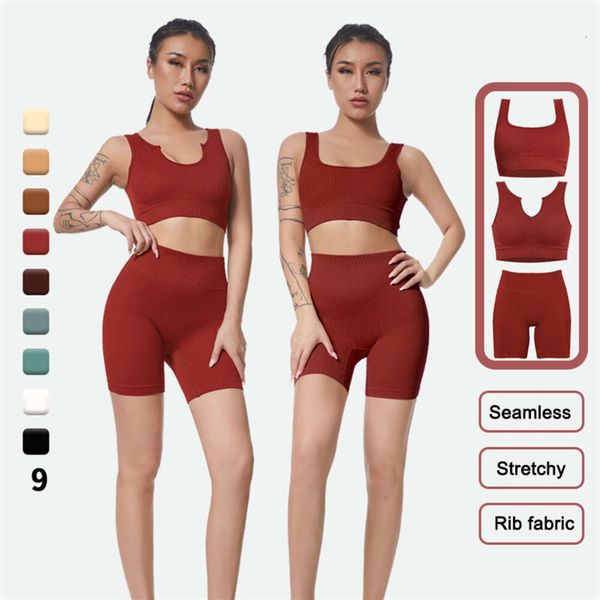 yoga lu lu lemon women seamless workout clothes sport shorts bra gym suits fitness crop high waist running sets lady tracksuit running gry w
yoga lu lu lemon women seamless workout clothes sport shorts bra gym suits fitness crop high waist running sets lady tracksuit running gry w