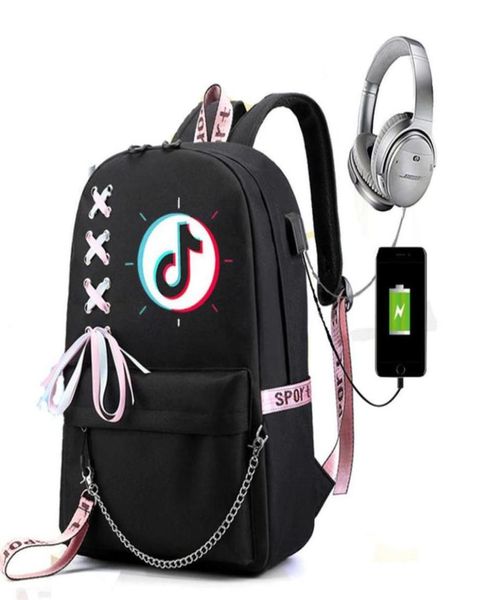 backpack shoulder bag tik tok tiktok usb bag korean pack leisure pack282j9506212 
backpack shoulder bag tik tok tiktok usb bag korean pack leisure pack282j9506212