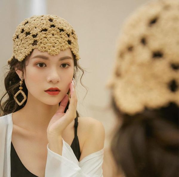 beanieskull caps women hat vintage crochet knitted flower beanie ladies spring summer skullies beanies female retro zz384beanie9225478, Blue;gray
beanieskull caps women hat vintage crochet knitted flower beanie ladies spring summer skullies beanies female retro zz384beanie9225478, Blue;gray