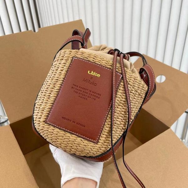 designer bag summer women's fashion woven in ken ya knitting crochet bag ch1oe straw bucket bag luxury shopping casual tote shoulder ba
designer bag summer women's fashion woven in ken ya knitting crochet bag ch1oe straw bucket bag luxury shopping casual tote shoulder ba