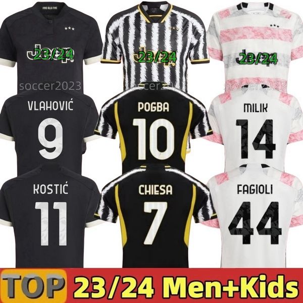 23 24 kostic pogba juventus milik mckennie soccer jersey vlahovic locatelli di maria chiesa bonucci cuadrado football shirt men kids kit cam, Black;yellow
23 24 kostic pogba juventus milik mckennie soccer jersey vlahovic locatelli di maria chiesa bonucci cuadrado football shirt men kids kit cam, Black;yellow
