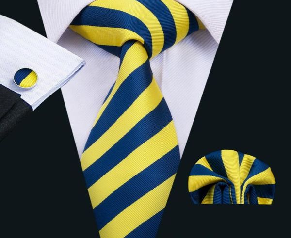 classic silk men neck tie strips tie sets yellow men ties tie hanky cufflinks jacquard woven meeting business wedding casual party7669791, Black;blue
classic silk men neck tie strips tie sets yellow men ties tie hanky cufflinks jacquard woven meeting business wedding casual party7669791, Black;blue